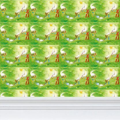 AQP412. Wasdag. Repeat Pettern Wallpaper.