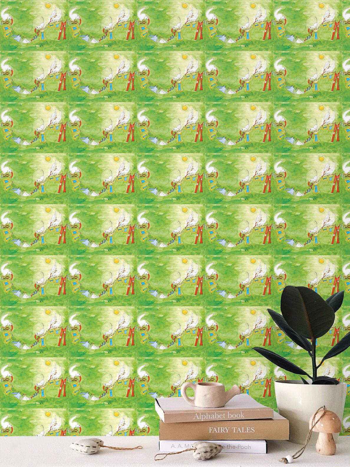 AQP412. Wasdag. Repeat Pettern Wallpaper.