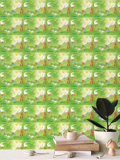 AQP412. Wasdag. Repeat Pettern Wallpaper.