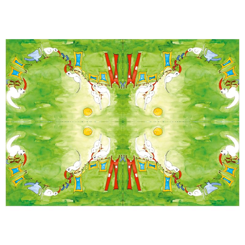 AQP412. Wasdag. Nappaleer 70x50cm.