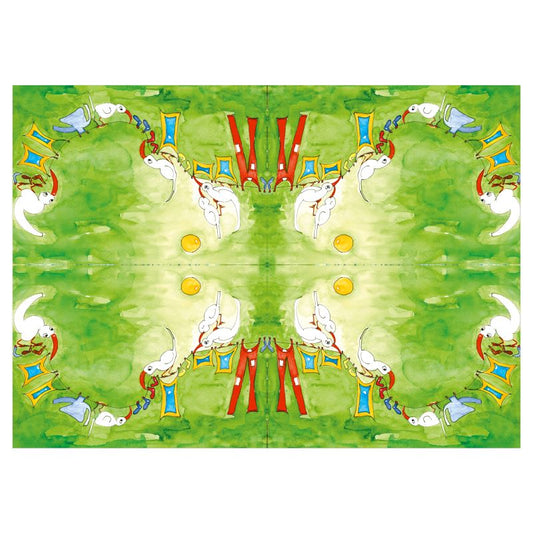 AQP412. Wasdag. Nappaleer 70x50cm.