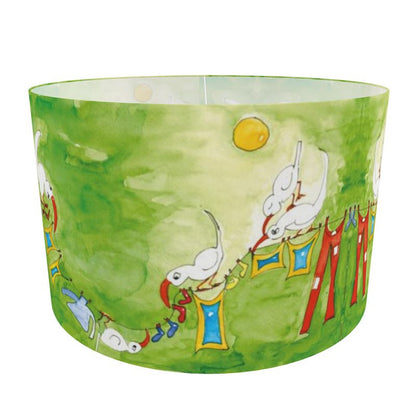 AQP412. Wasdag. Lampenkap. Rond 40x25cm.