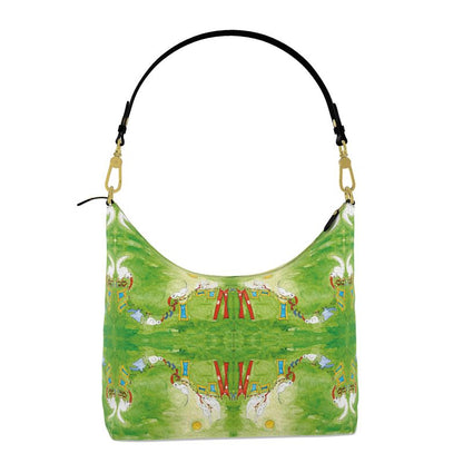 AQP412. Wasdag. Vierkante Hobo Bag