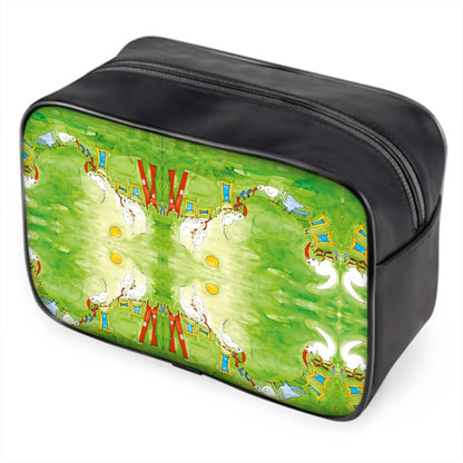AQP412. Wasdag. Wash Bag. Leather.