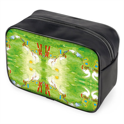 AQP412. Wasdag. Wash Bag. Leather.