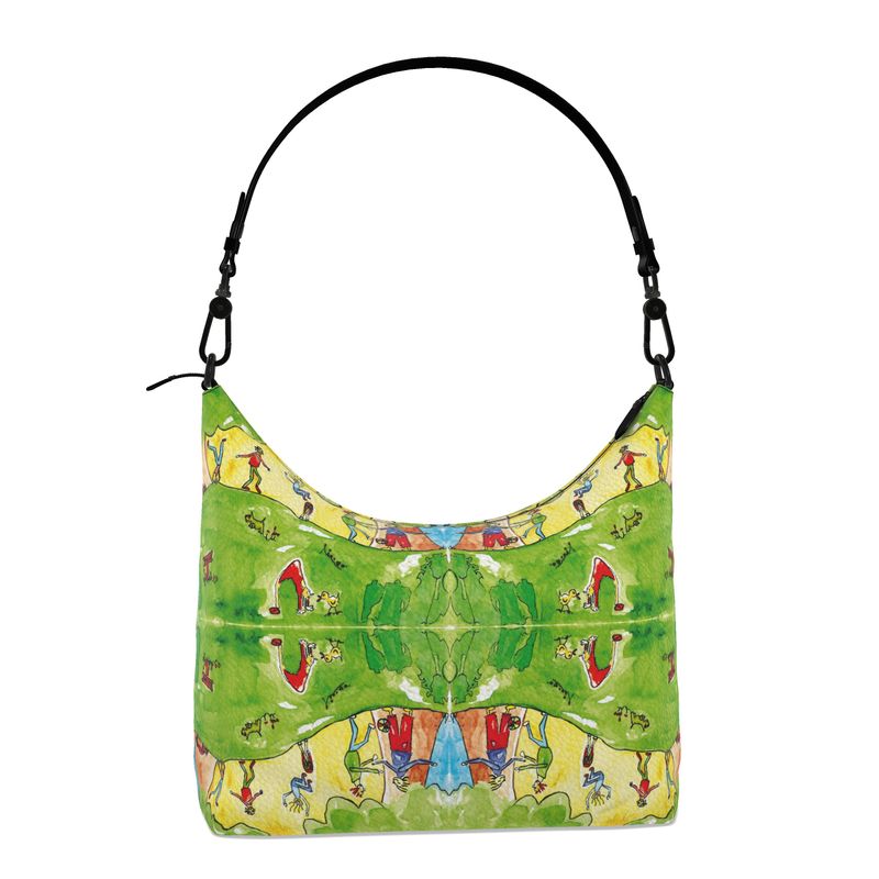 AQP424. Trimmen in Clingendael. Square Hobo Bag