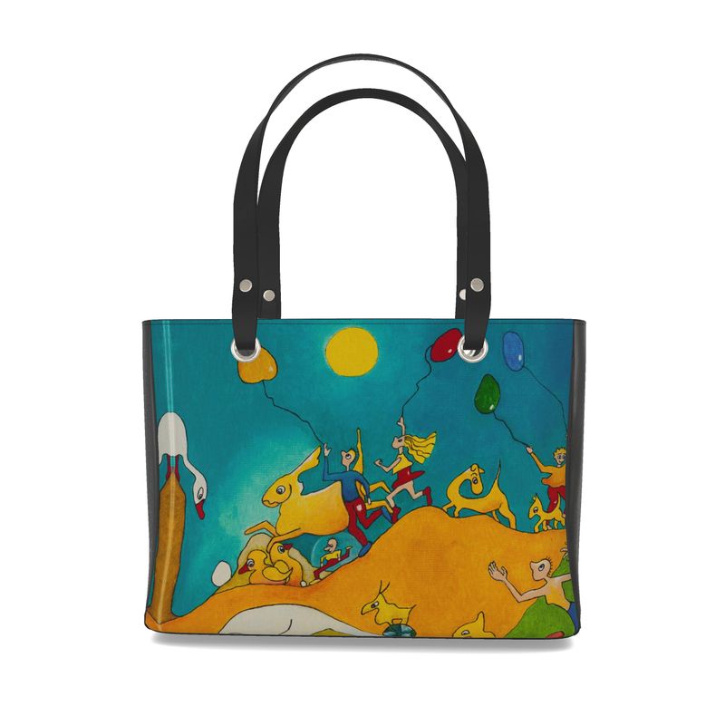 OK306. Ballonnen. Handbag. Maat L.