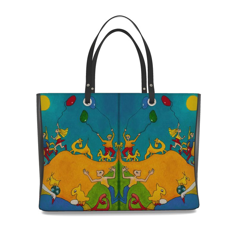 OK306. Ballonnenoptocht. Handbag. Maat L.