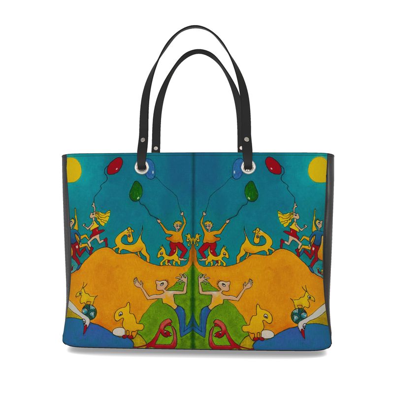 OK306. Ballonnenoptocht. Handbag. Maat L.