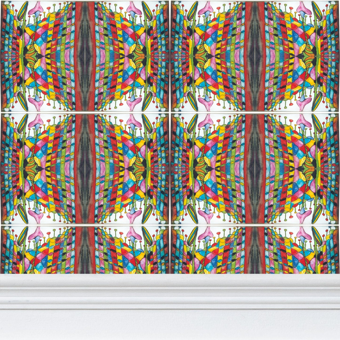 AQO472. Kiemen in de Aarde. Repeat Pattern Wallpaper.