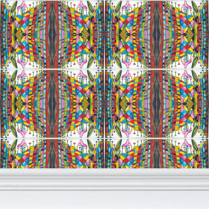 AQO472. Kiemen in de Aarde. Repeat Pattern Wallpaper.