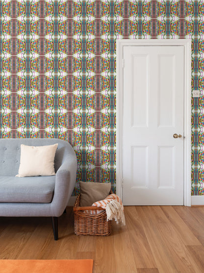 AQO472. Kiemen in de Aarde. Repeat Pattern Wallpaper.