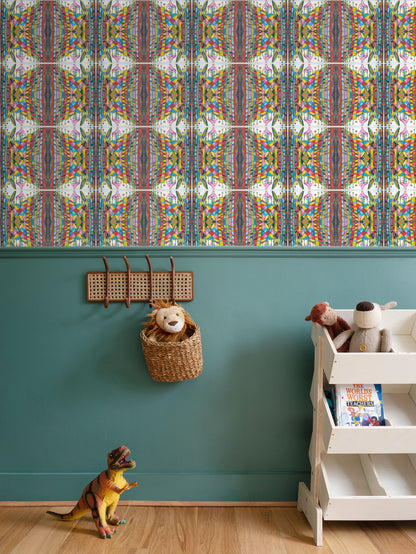 AQO472. Kiemen in de Aarde. Repeat Pattern Wallpaper.