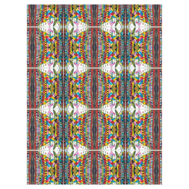 AQP472. Kiemen in de Aarde. 2 Curtains.Suede Vision.