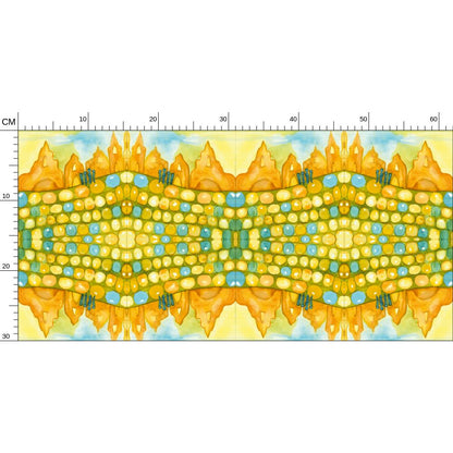 AQP535. Zandkastelen bouwen. Repeat Pattern Wallpaper.