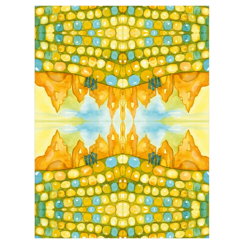 AQP535. Zandkastelen bouwen. 1 Curtain. 200x150 cm. Suede.