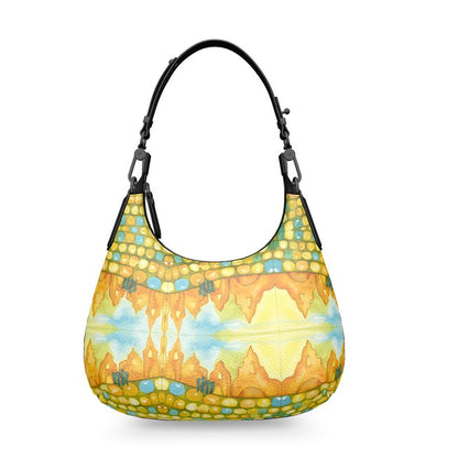 AQP535. Mini Curve Bag: Zandkastelen bouwen..