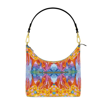 AQ312. Square Hobo Bag: Een bijzondere sterrenhemel.