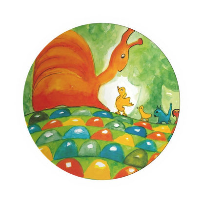 AQ306. Zullen we vriendjes worden. Decoratieschilder.