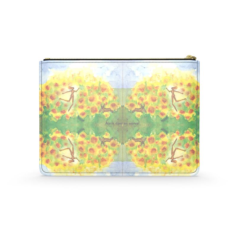 AQ302. Leren Pouch: Als ik dans en wervel.