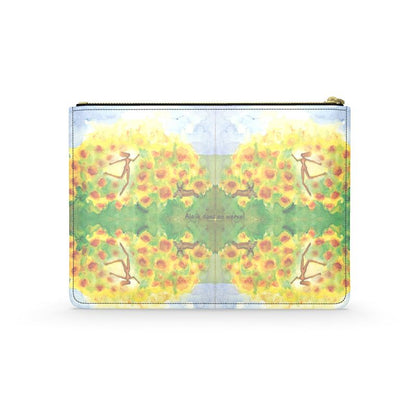 AQ302. Leren Pouch: Als ik dans en wervel.