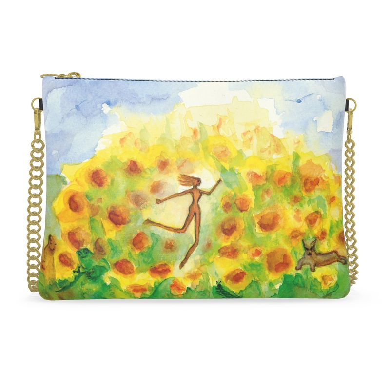 AQ302. Crossbody Tas Met Ketting: Als ik dans en wervel.