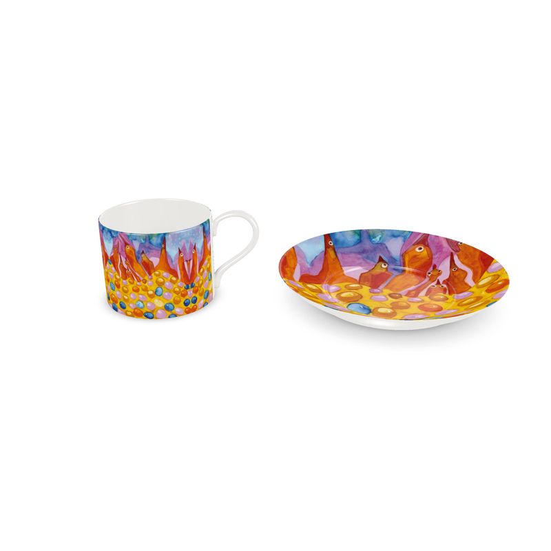 AQ312. One big Cup and Saucer.