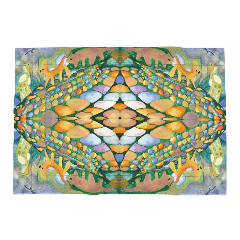 AQ330. Waarde vogel vloog. 1 Fabric Placemat