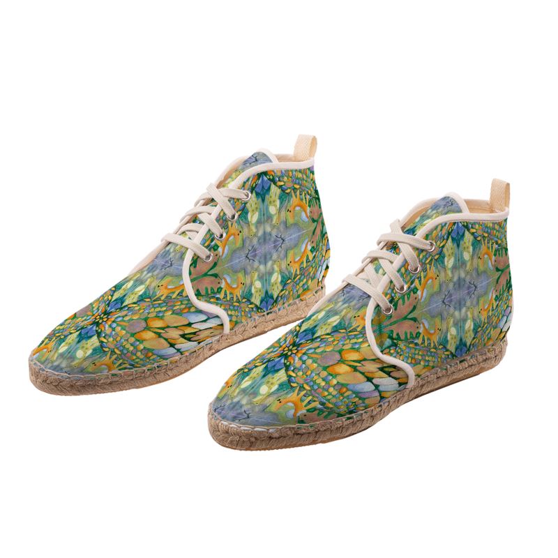 AQ330. Vogel. Hi Top Espadrilles maat 40.