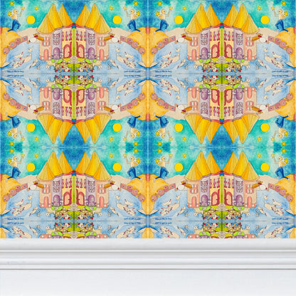 OK304. Ik pluk...Repeat Pattern Wallpaper.