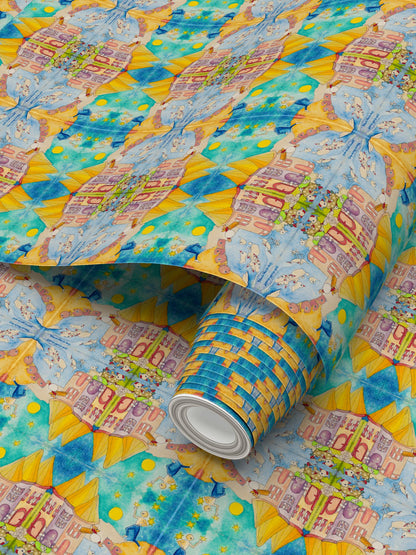 OK304. Ik pluk...Repeat Pattern Wallpaper.