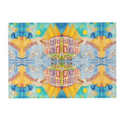 OK304. Vloerkleed 90x63 cm.