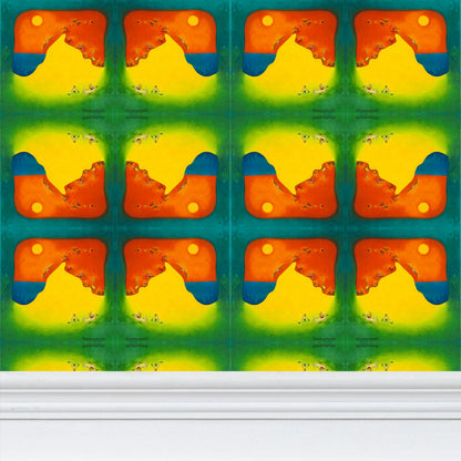 OK292. Lekker in je blootje. Repeat Pattern Wallpaper.