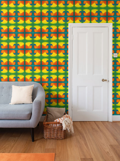 OK292. Lekker in je blootje. Repeat Pattern Wallpaper.