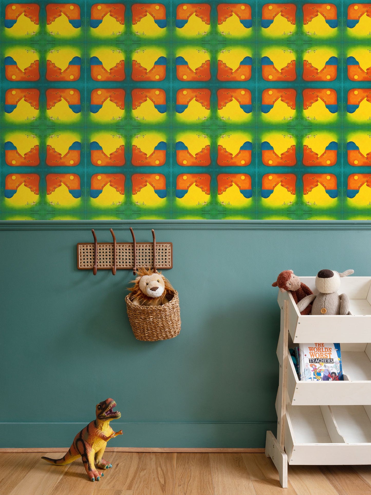 OK292. Lekker in je blootje. Repeat Pattern Wallpaper.