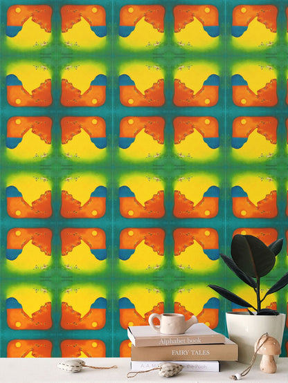 OK292. Lekker in je blootje. Repeat Pattern Wallpaper.