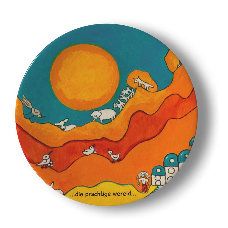 OK318. Porcelain Plate.20,5cm.