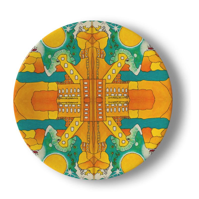 OK319. Ollie. 20,5cm. Porcelain Plate.