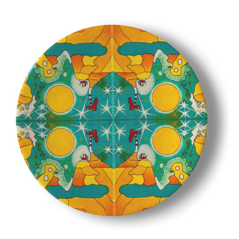OK319. Ollie.bew.2. 20,5cm. Porcelain Plate.