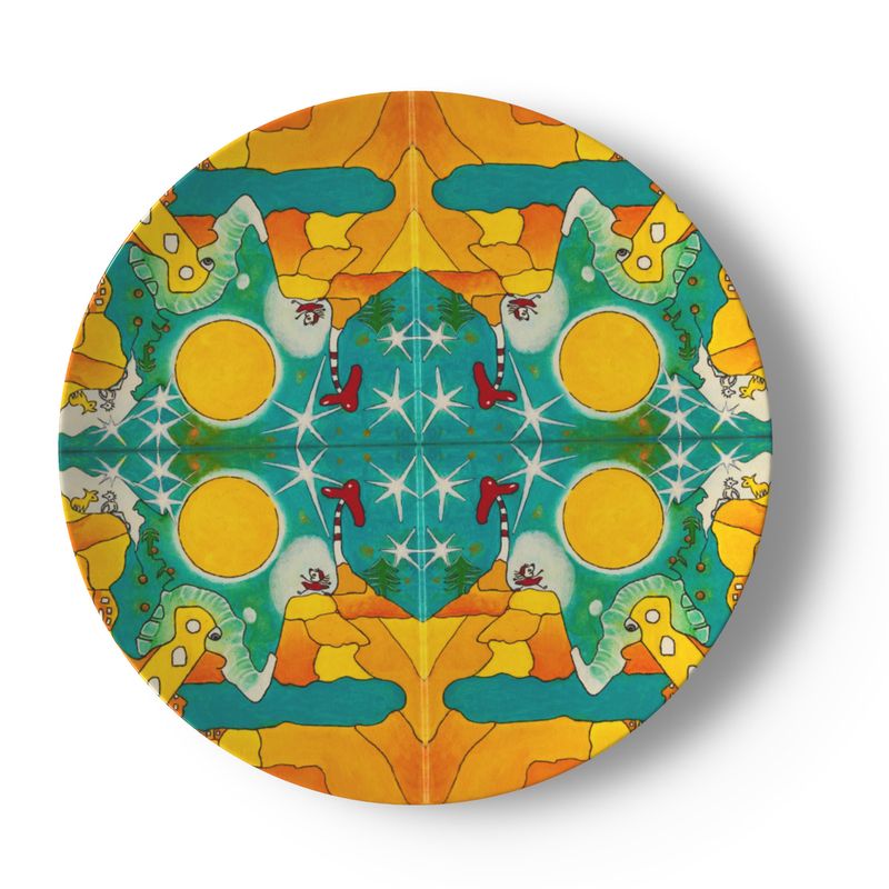 OK319. Ollie.bew.3.10,4cm. Porcelain Plate.