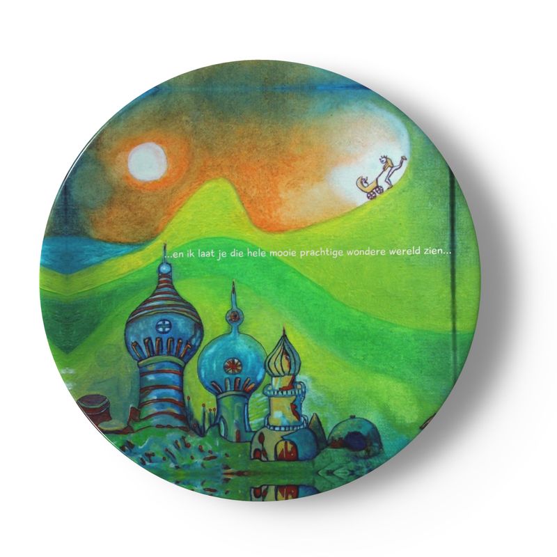OK294...en ik  laat je.1. 16.5cm. Plate Porcelain.