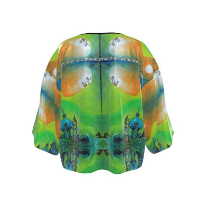 OK294...en ik laat je...Kimono Jacket. L.100 %zijde sensatie.