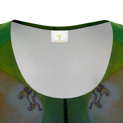 OK294. Dames Tuniek TShirt. M. Met tekst.