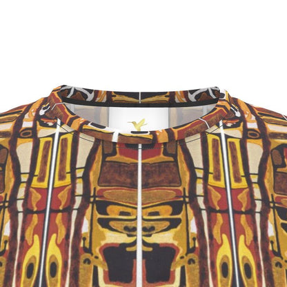 A5. Cut and Sew All Over Print T Shirt: Dierenrijk.