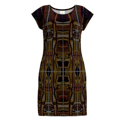 A5. Ladies Tunic TShirt: Dierenrijk.