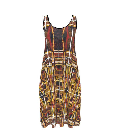 A5. Sleeveless Midi Dress: Dierenrijk.
