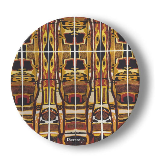 A5 Porcelain Plate S. 10,5 cm: Dierenrijk.