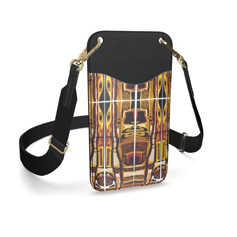 A5. Phone Case With Strap in Leather: Dierenrijk.
