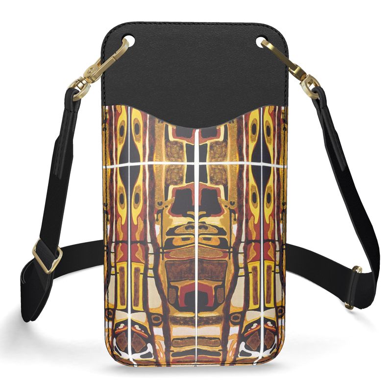 A5. Phone Case With Strap in Leather: Dierenrijk.