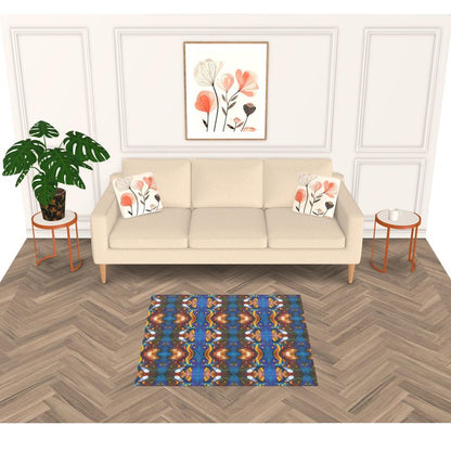 OG129. Rug Vloerkleed.128x128 cm.